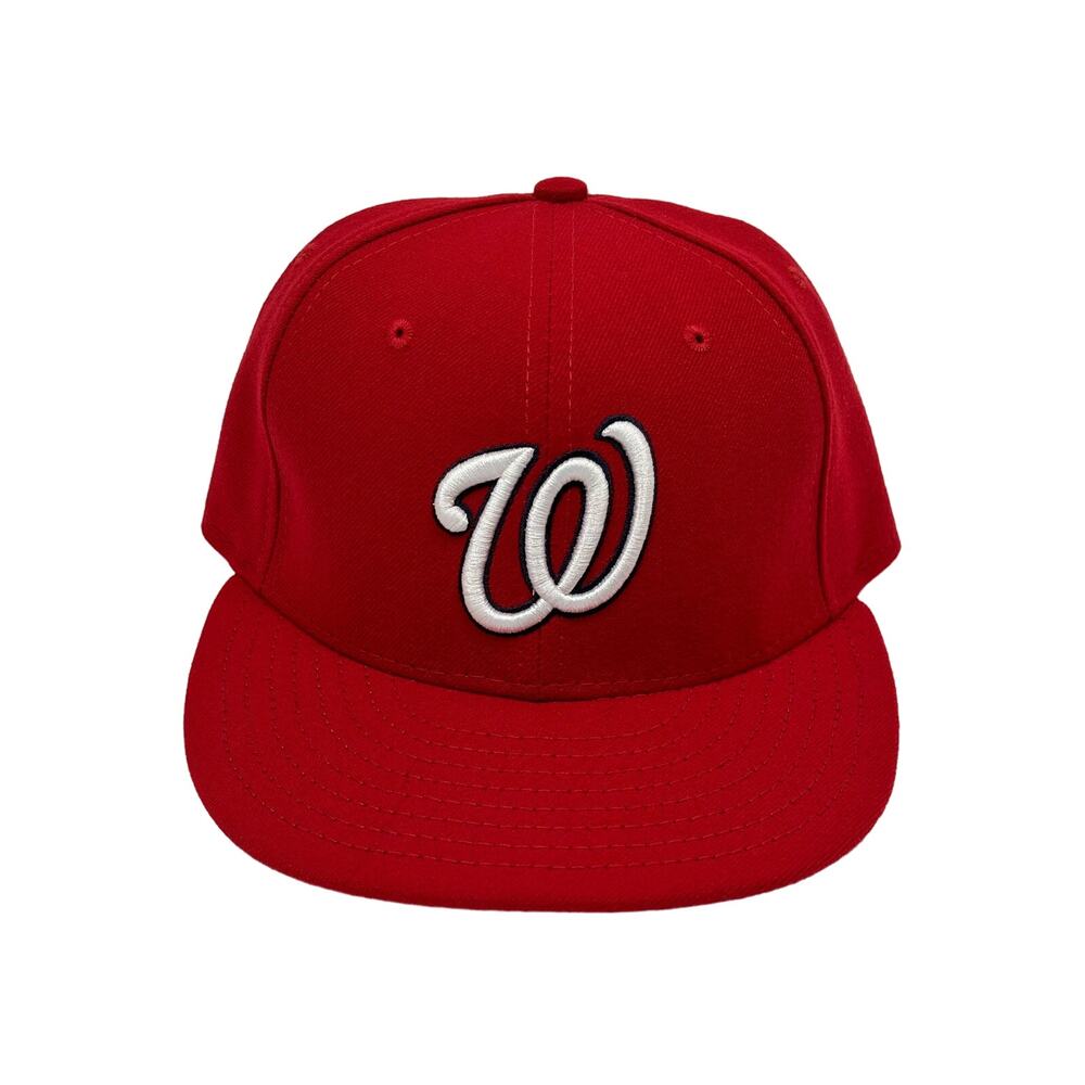 Washington Nationals: New Era 59Fifty Fitted Hat, Size 7 1/8 (Red)